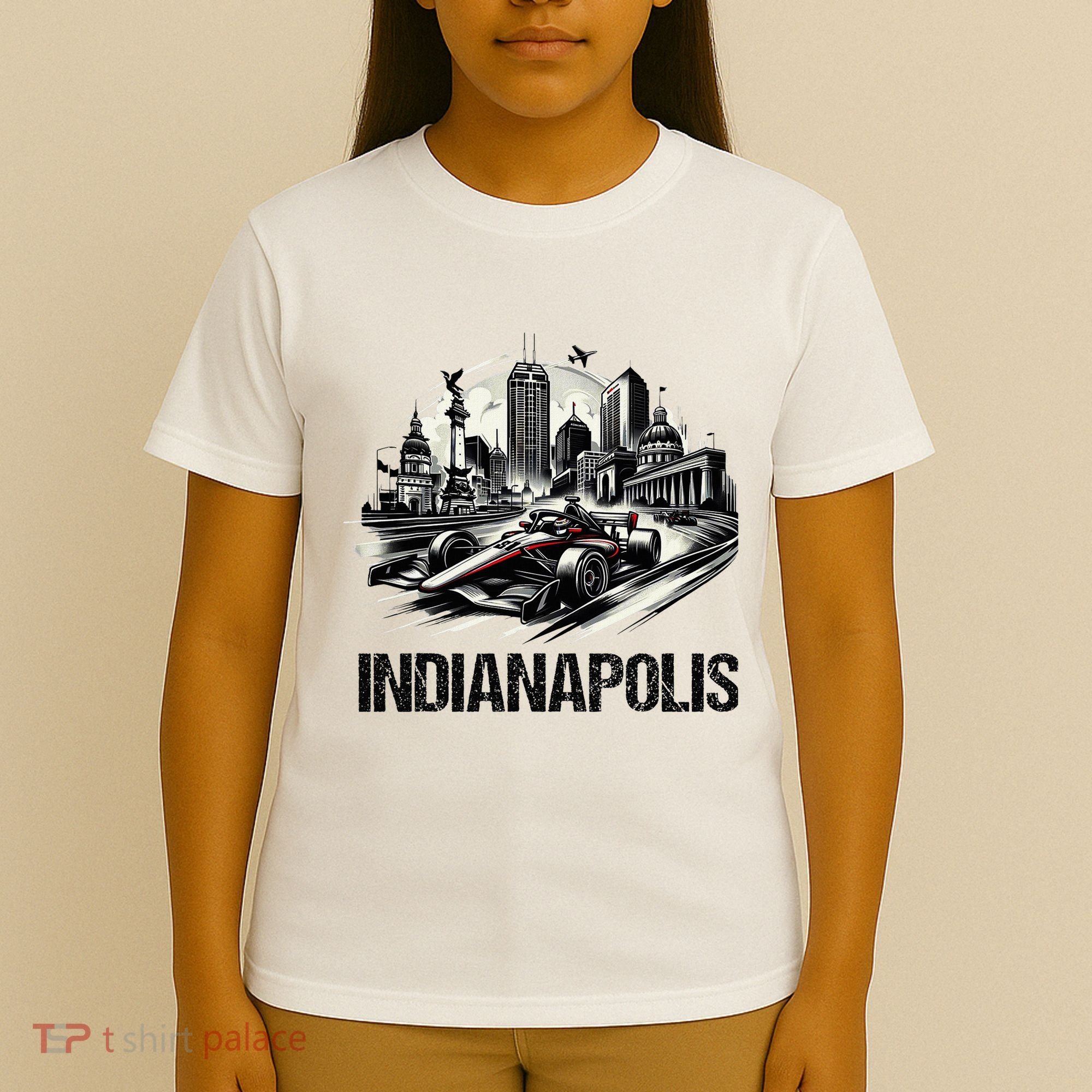 Formula Indianapolis City Indiana Circuit Racetrack Fast T-Shirt