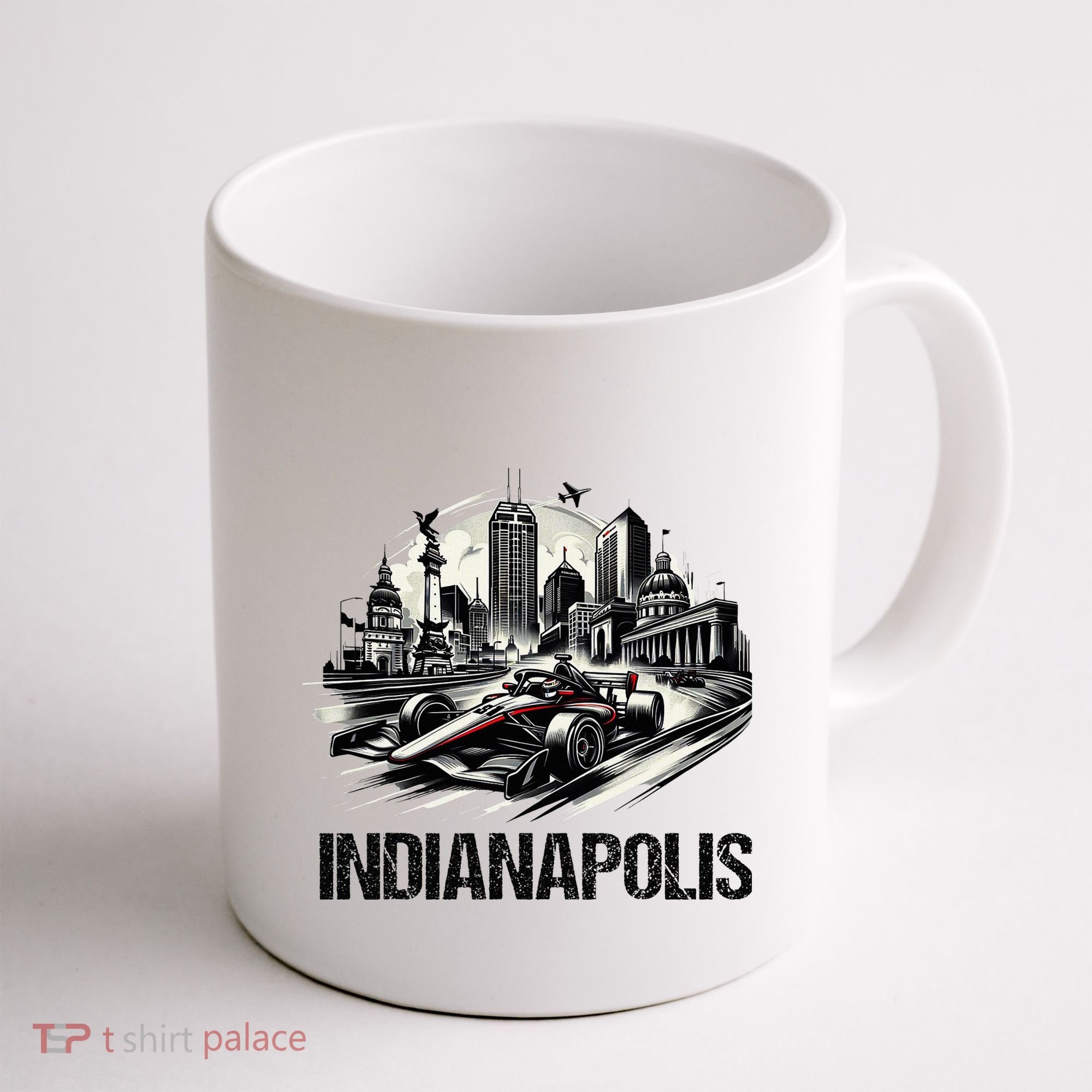 Formula Indianapolis City Indiana Circuit Racetrack Fast Coffee Mug
