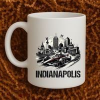 Formula Indianapolis City Indiana Circuit Racetrack Fast Coffee Mug thumb 2