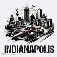 Formula Indianapolis City Indiana Circuit Racetrack Fast Women's Hoodie thumb 2