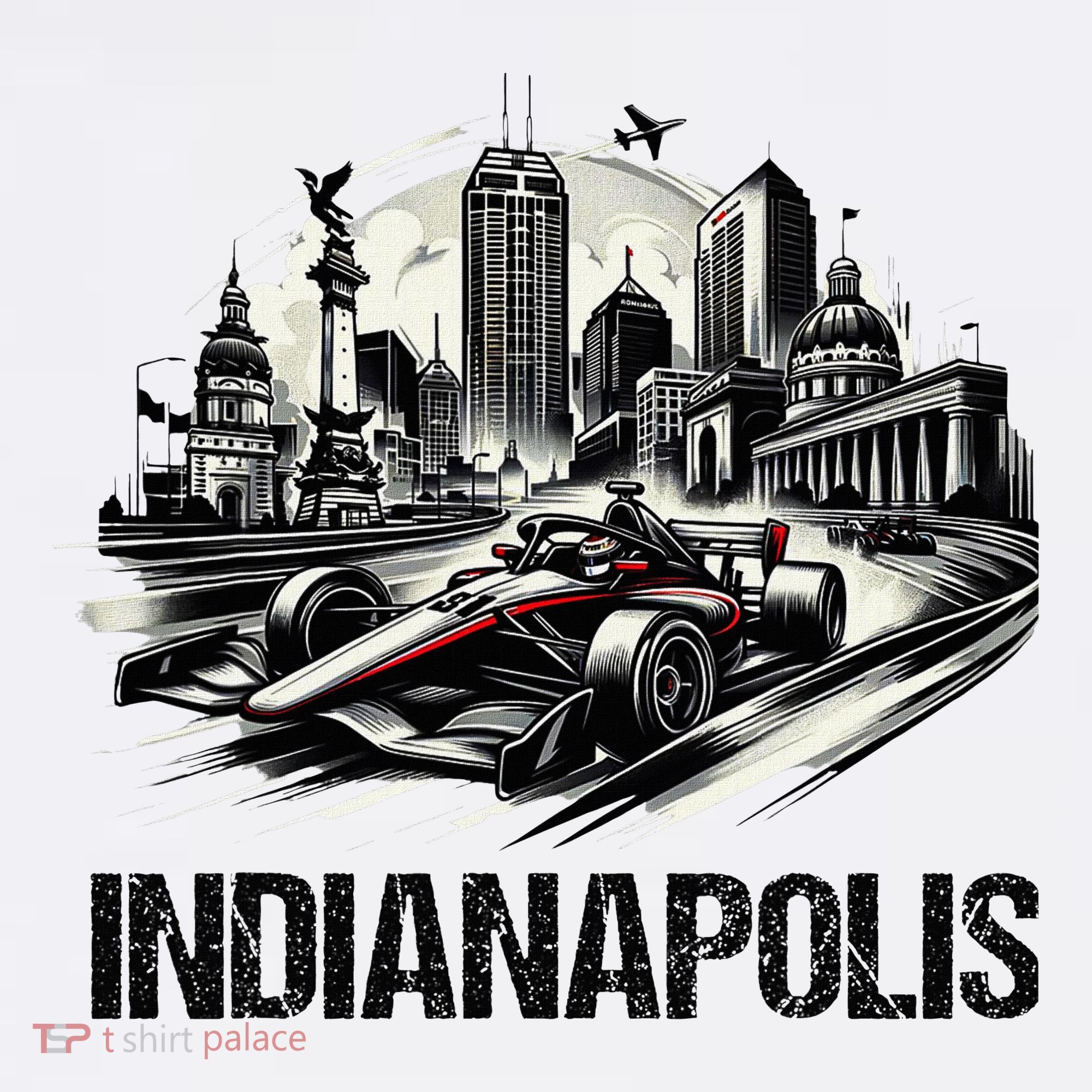 Formula Indianapolis City Indiana Circuit Racetrack Fast Women's Hoodie