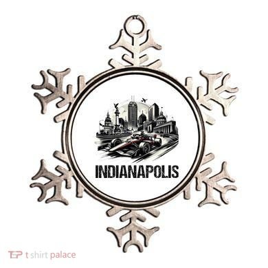 Formula Indianapolis City Indiana Circuit Racetrack Fast Ornament