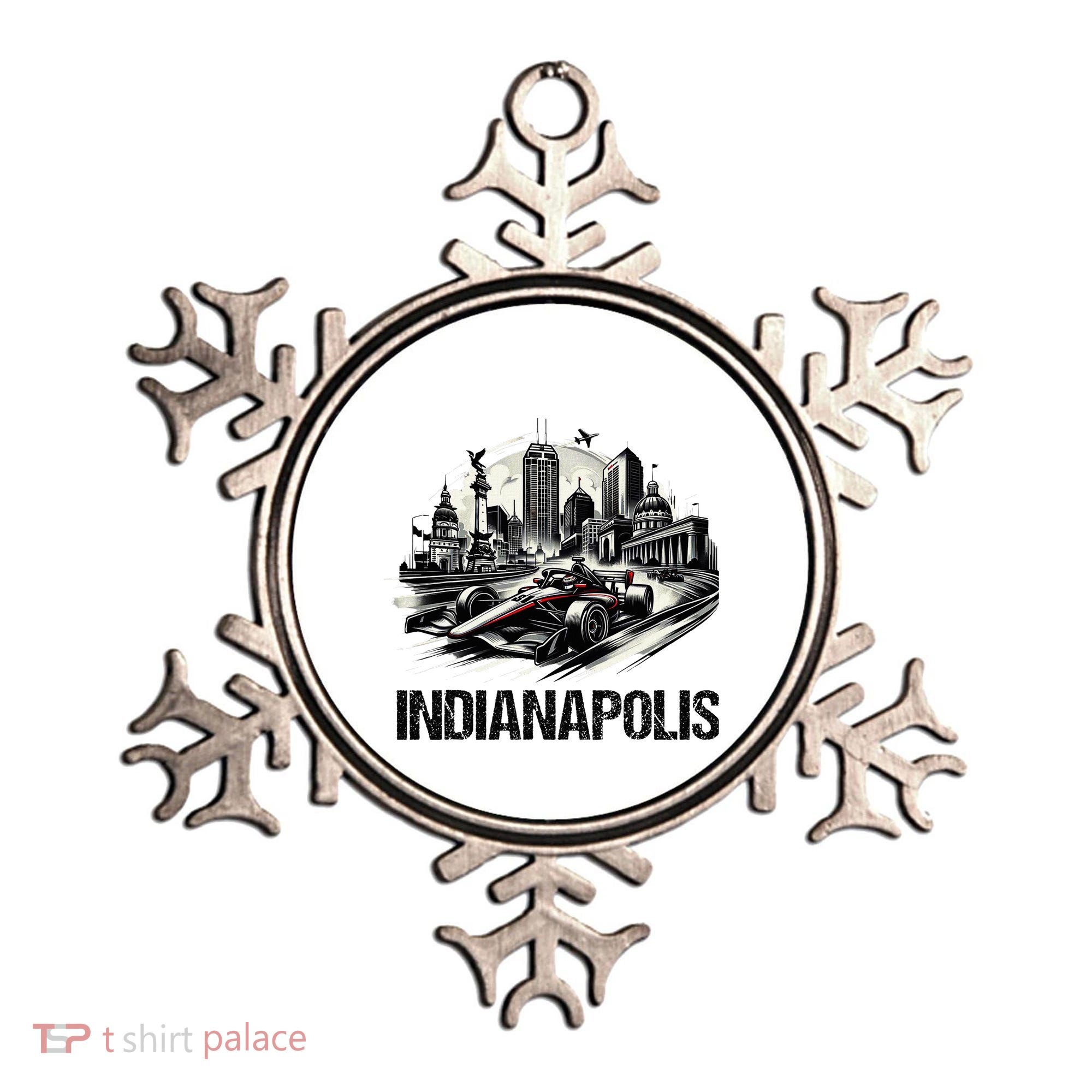 Formula Indianapolis City Indiana Circuit Racetrack Fast Ornament
