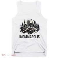 Formula Indianapolis City Indiana Circuit Racetrack Fast Tank Top thumb 0