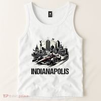 Formula Indianapolis City Indiana Circuit Racetrack Fast Tank Top thumb 2