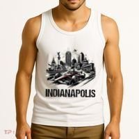 Formula Indianapolis City Indiana Circuit Racetrack Fast Tank Top thumb 3