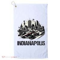 Formula Indianapolis City Indiana Circuit Racetrack Fast Golf Towel thumb 0