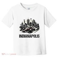 Formula Indianapolis City Indiana Circuit Racetrack Fast Toddler T-Shirt thumb 0