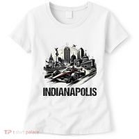Formula Indianapolis City Indiana Circuit Racetrack Fast Women's T-Shirt thumb 0