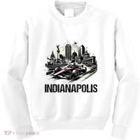 Formula Indianapolis City Indiana Circuit Racetrack Fast Kids Sweatshirt thumb 0