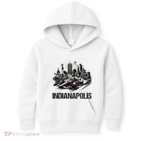 Formula Indianapolis City Indiana Circuit Racetrack Fast Kids Hoodie thumb 0