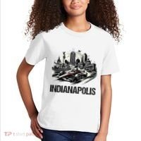 Formula Indianapolis City Indiana Circuit Racetrack Fast Kids T-Shirt thumb 2