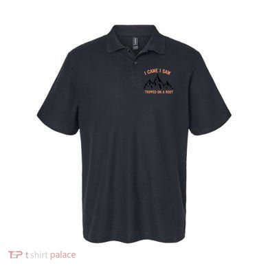 Funny I Came I Saw I Tripped On A Root Hiking Adventure Polo