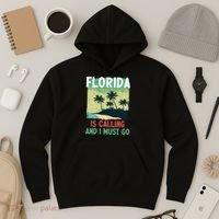 Florida Is Calling And I Must Go Hoodie thumb 3