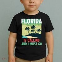Florida Is Calling And I Must Go Toddler T-Shirt thumb 2