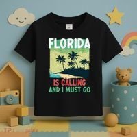 Florida Is Calling And I Must Go Toddler T-Shirt thumb 3