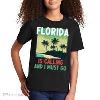 Florida Is Calling And I Must Go Kids T-Shirt thumb 2