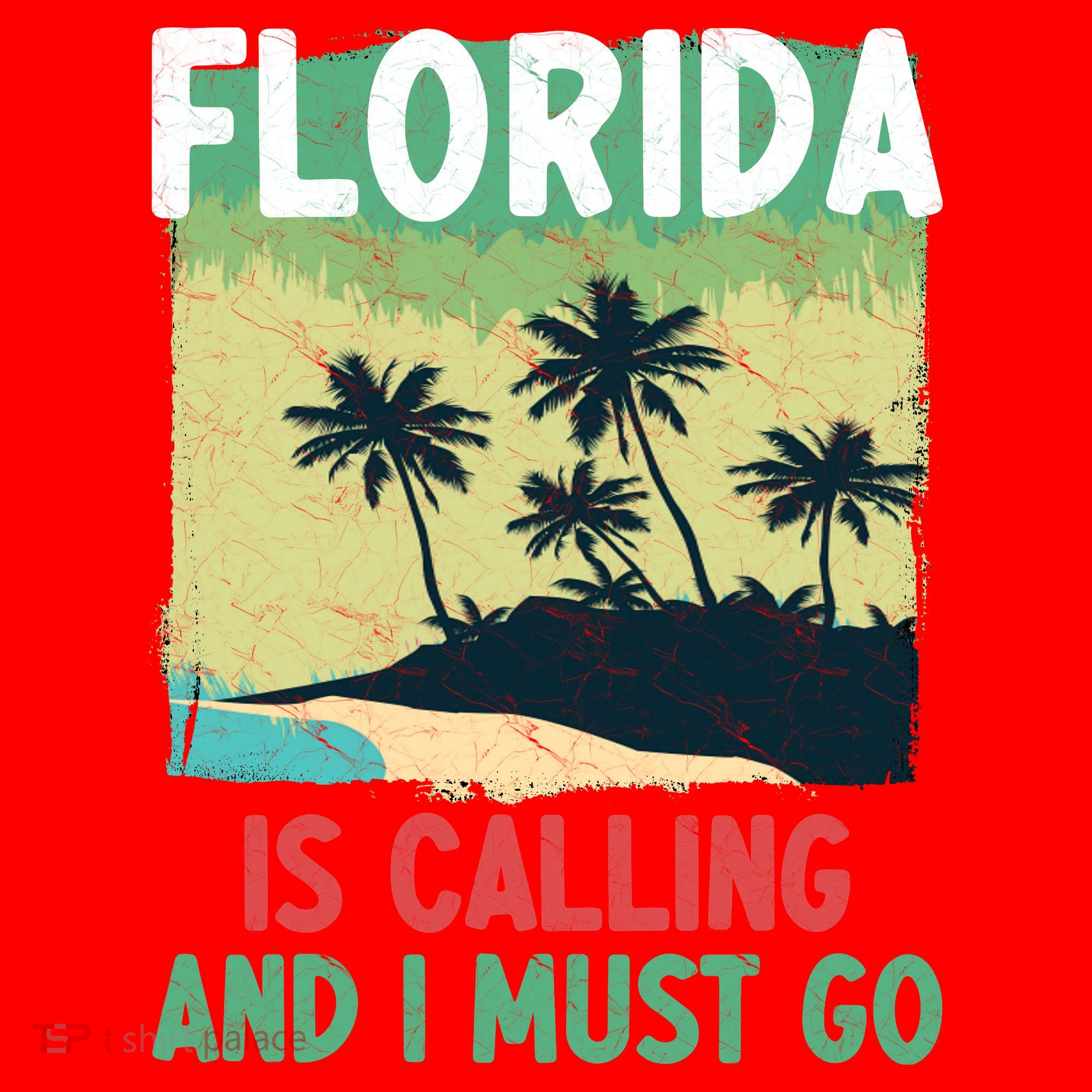 Florida Is Calling And I Must Go Santa Hat