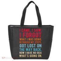Funny I Came I Saw I Forgot What I Was Doing Got Lost Tote Bag thumb 0