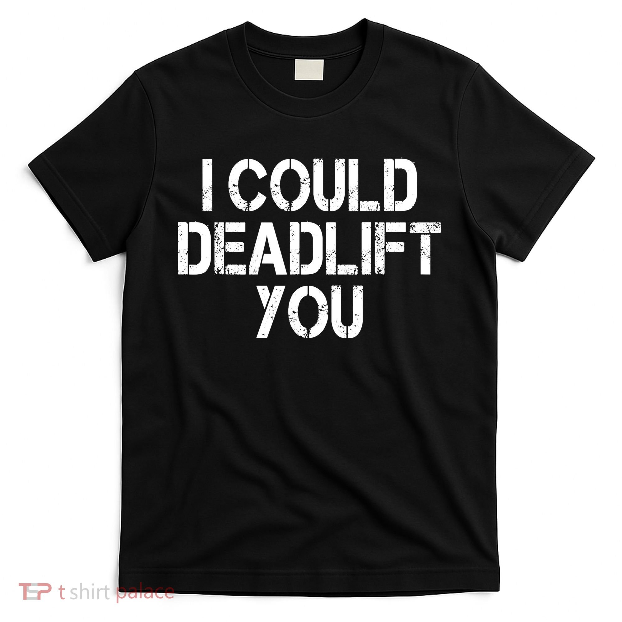 Funny I Could Deadlift You Gift Funny Gym Fitness Workout Gift T-Shirt