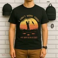 Fisherman I CanT Work Today My Arm Is In A Cast Funny T-Shirt thumb 6