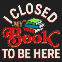 Funny I Closed My Book To Be Here Reading Fan Beanie thumb 2