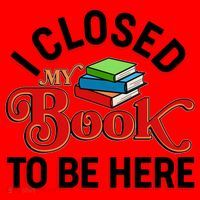 Funny I Closed My Book To Be Here Reading Fan Santa Hat thumb 1