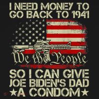 Funny I Can Give Joe BidenS Dad A Condom Backpack thumb 2