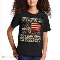 Funny I Can Give Joe BidenS Dad A Condom Kids T-Shirt thumb 2