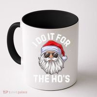 Funny Inappropriate Christmas Santa I Do It For The Hos Cute Gift Coffee Mug thumb 0
