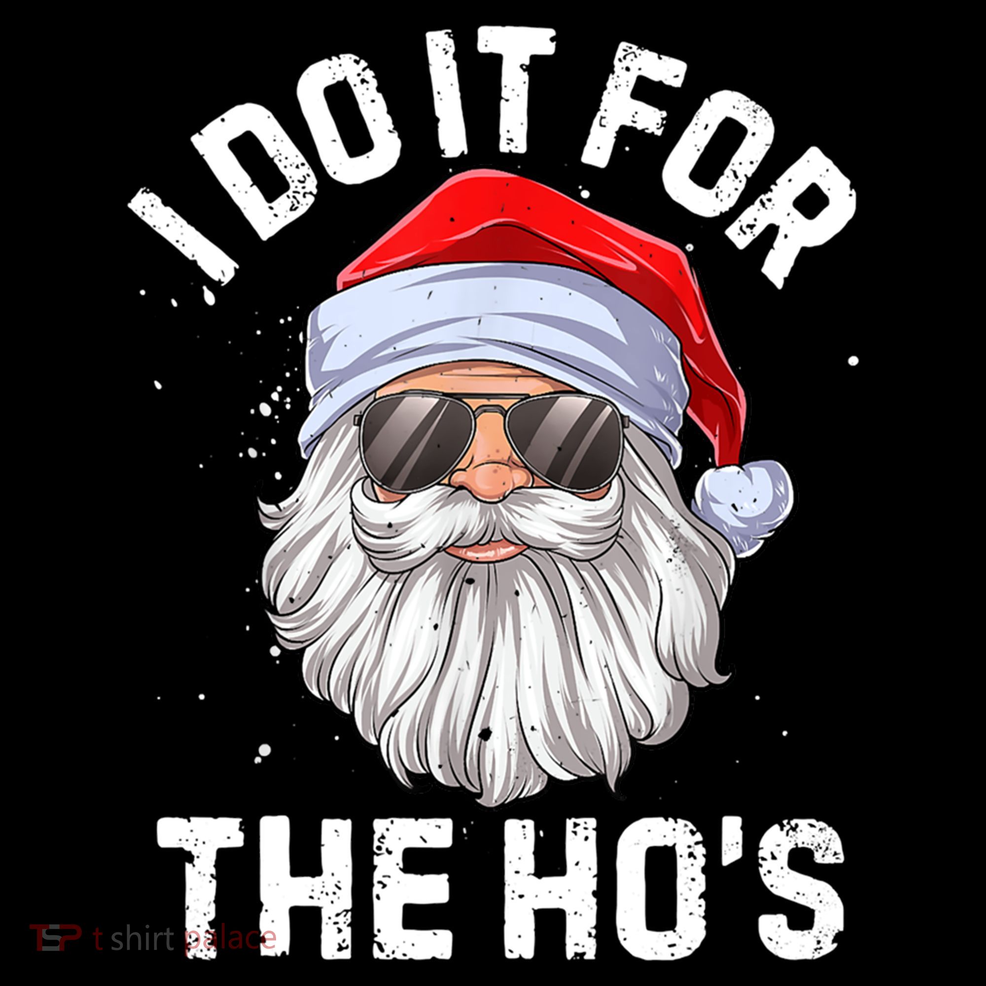 Funny Inappropriate Christmas Santa I Do It For The Hos Cute Gift Coffee Mug