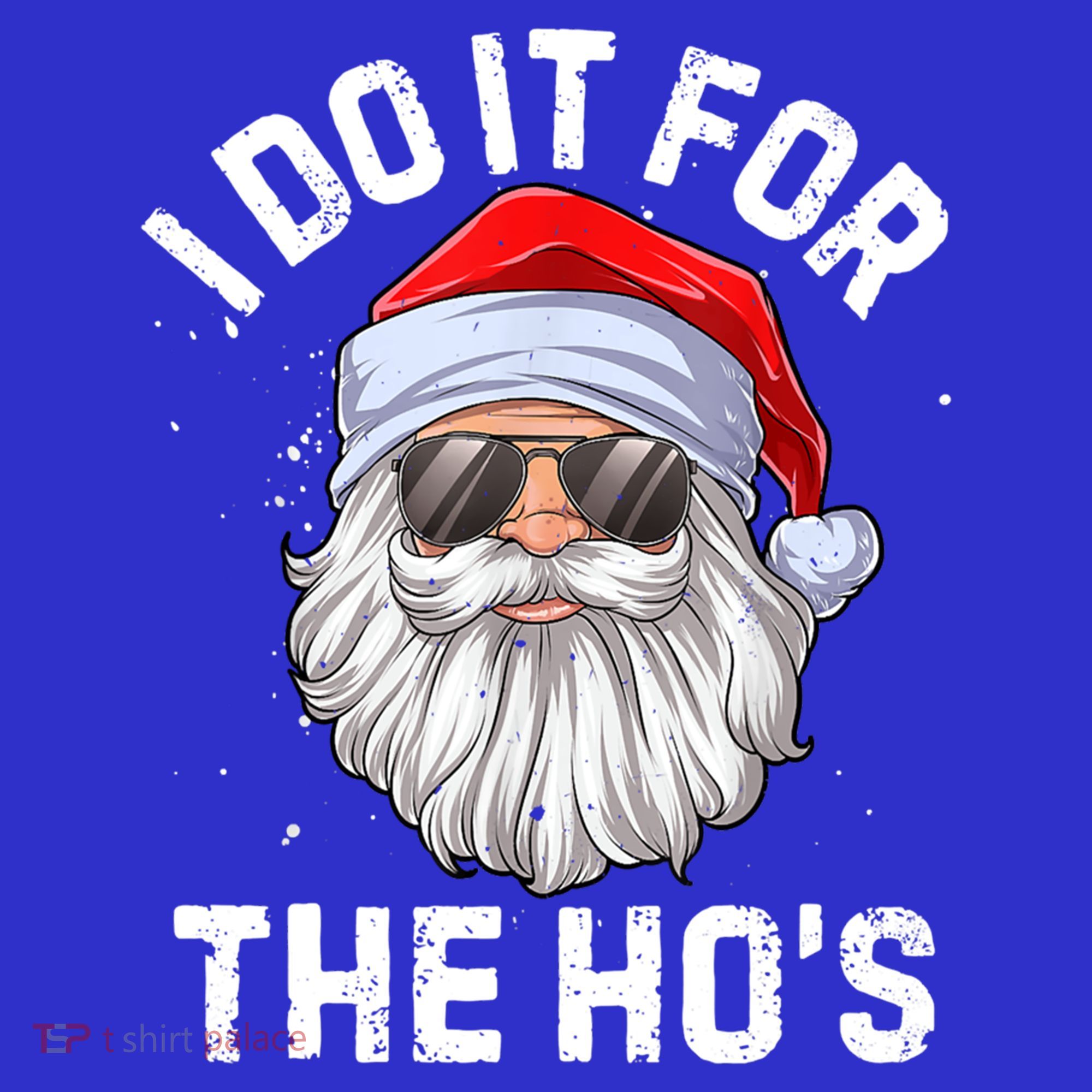 Funny Inappropriate Christmas Santa I Do It For The Hos Cute Gift Tank Top