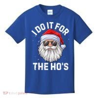 Funny Inappropriate Christmas Santa I Do It For The Hos Cute Gift Kids T-Shirt thumb 0