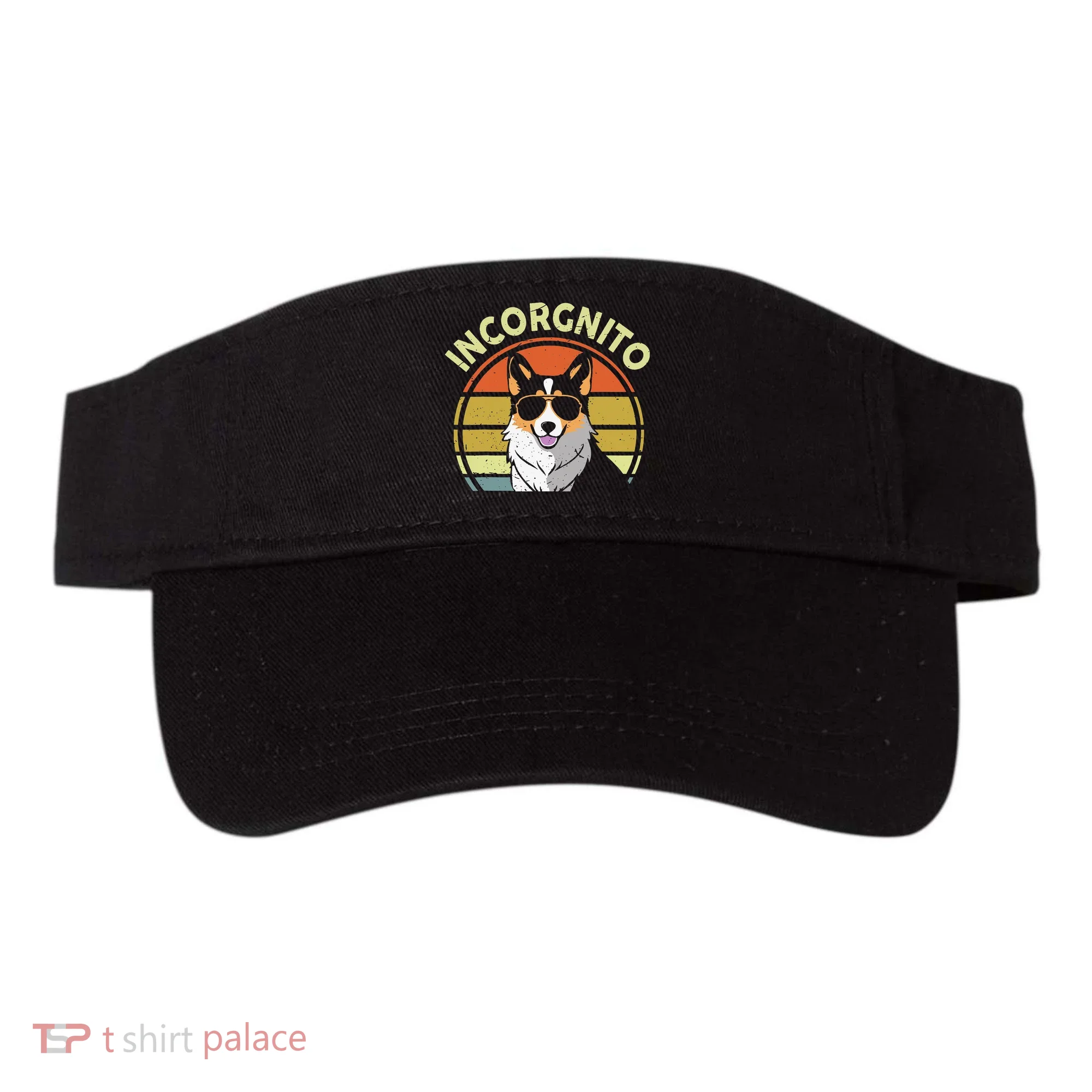 Funny Incognito Corgi Visor