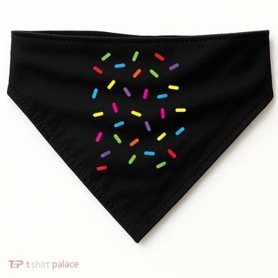 Funny Ice Cream Sprinkles Gift Halloween Costume Easy Gift USA-Made Doggie Bandana