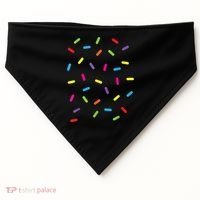 Funny Ice Cream Sprinkles Gift Halloween Costume Easy Gift USA-Made Doggie Bandana thumb 0