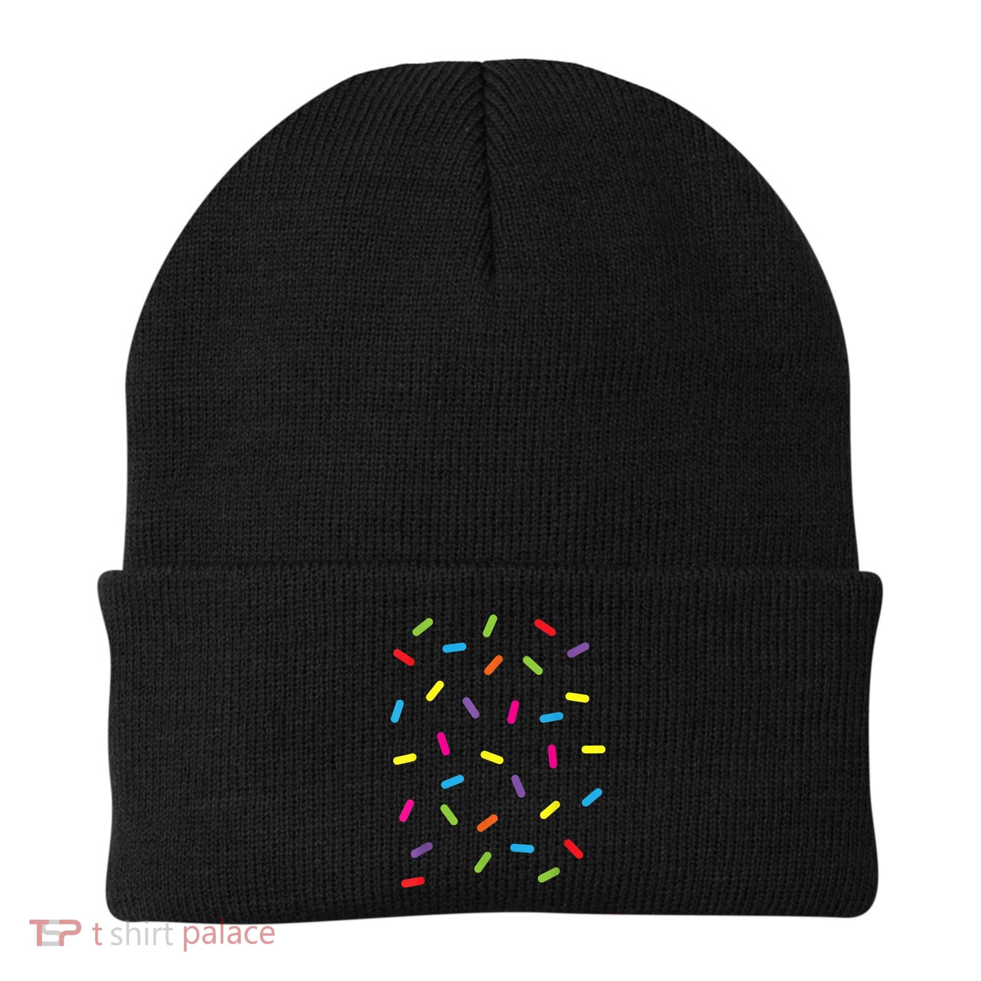 Funny Ice Cream Sprinkles Gift Halloween Costume Easy Gift Beanie