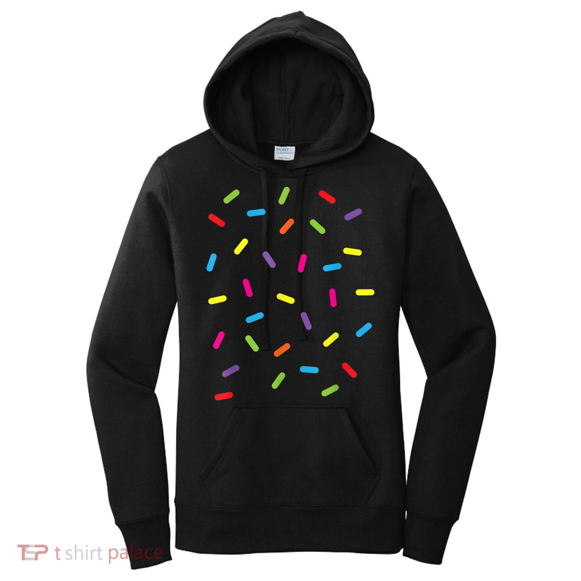 Funny Ice Cream Sprinkles Gift Halloween Costume Easy Gift Women's Hoodie