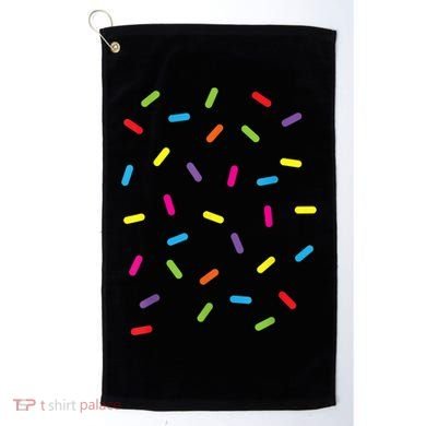 Funny Ice Cream Sprinkles Gift Halloween Costume Easy Gift Golf Towel