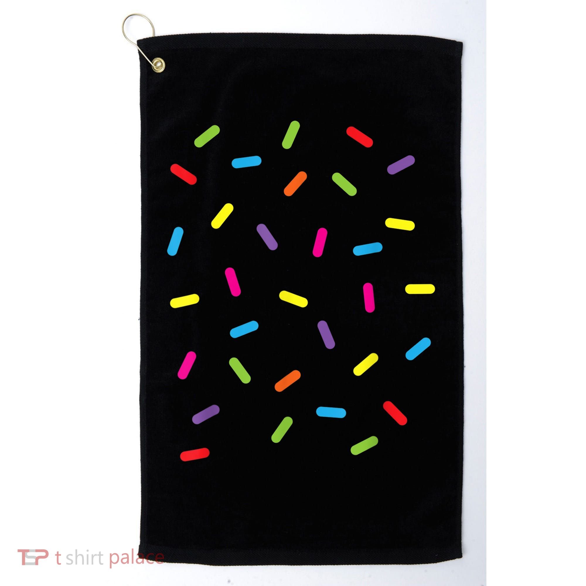 Funny Ice Cream Sprinkles Gift Halloween Costume Easy Gift Golf Towel