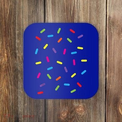 Funny Ice Cream Sprinkles Gift Halloween Costume Easy Gift Coaster