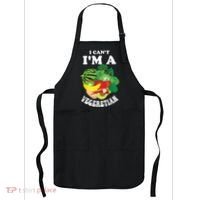 Funny I Cant Im A Vegetarian Sayings Vegetable Graphic Apron thumb 0