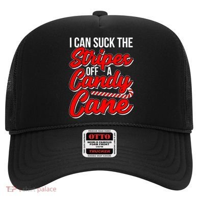 Funny I Can Suck The Stripes Off A Candy Cane Naughty Xmas Gift Hat