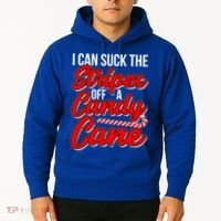 Funny I Can Suck The Stripes Off A Candy Cane Naughty Xmas Gift Hoodie thumb 2