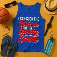 Funny I Can Suck The Stripes Off A Candy Cane Naughty Xmas Gift Tank Top thumb 4