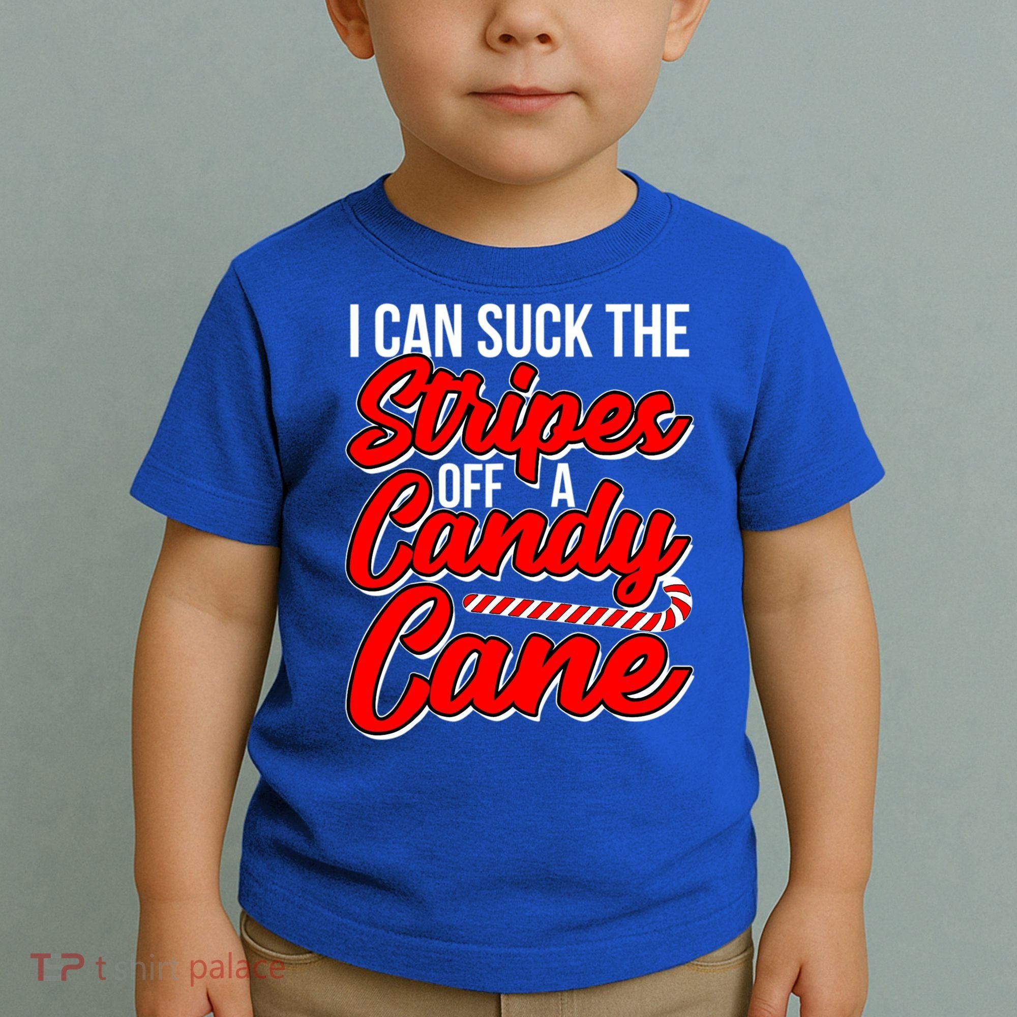 Funny I Can Suck The Stripes Off A Candy Cane Naughty Xmas Gift Toddler T-Shirt