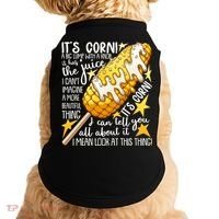 Funny It's Corn A Big Lump With A Knob Meme Doggie Tank thumb 0