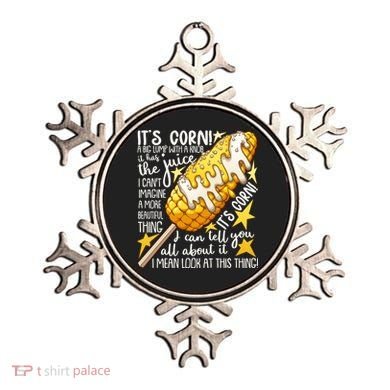 Funny It's Corn A Big Lump With A Knob Meme Ornament