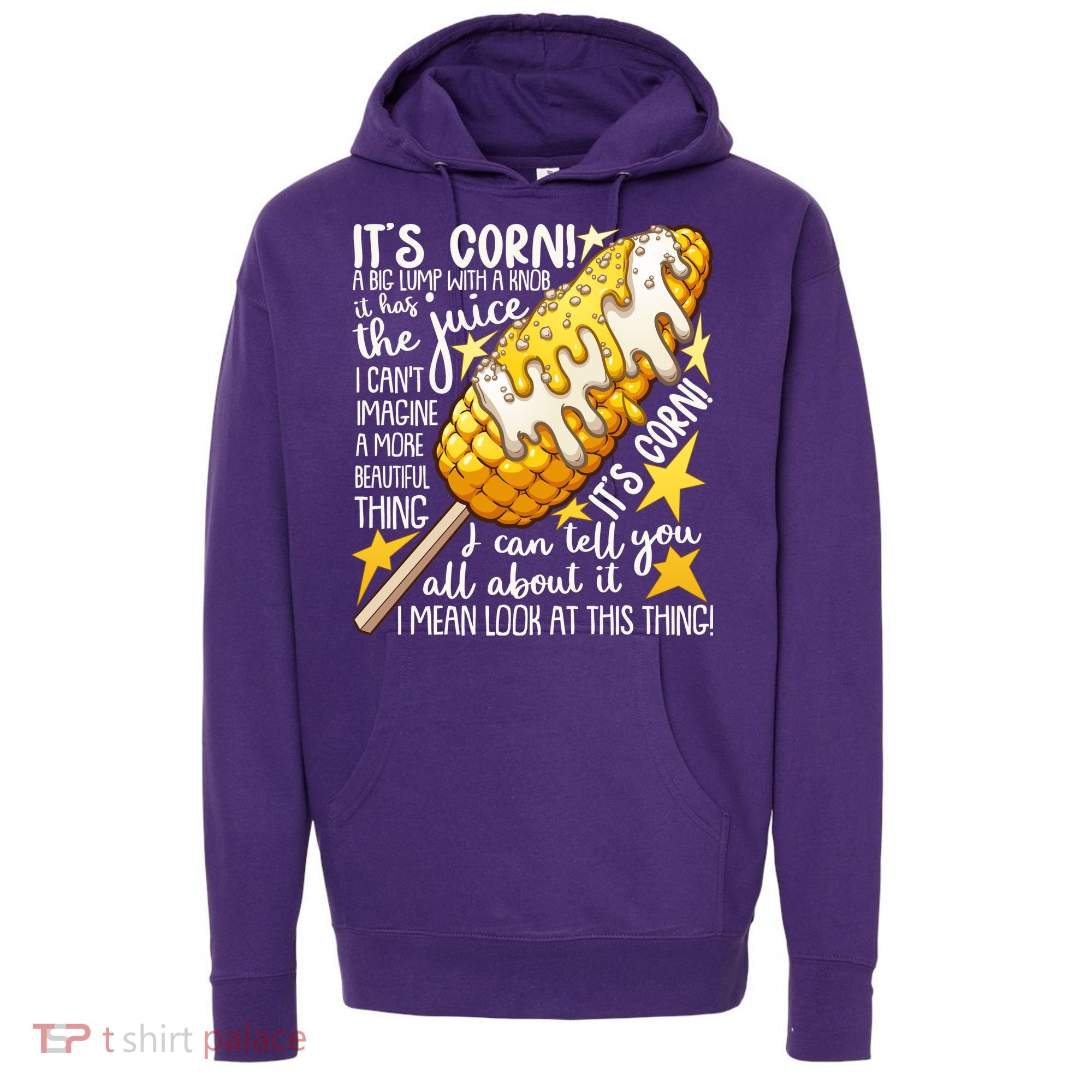 Funny It's Corn A Big Lump With A Knob Meme Hoodie