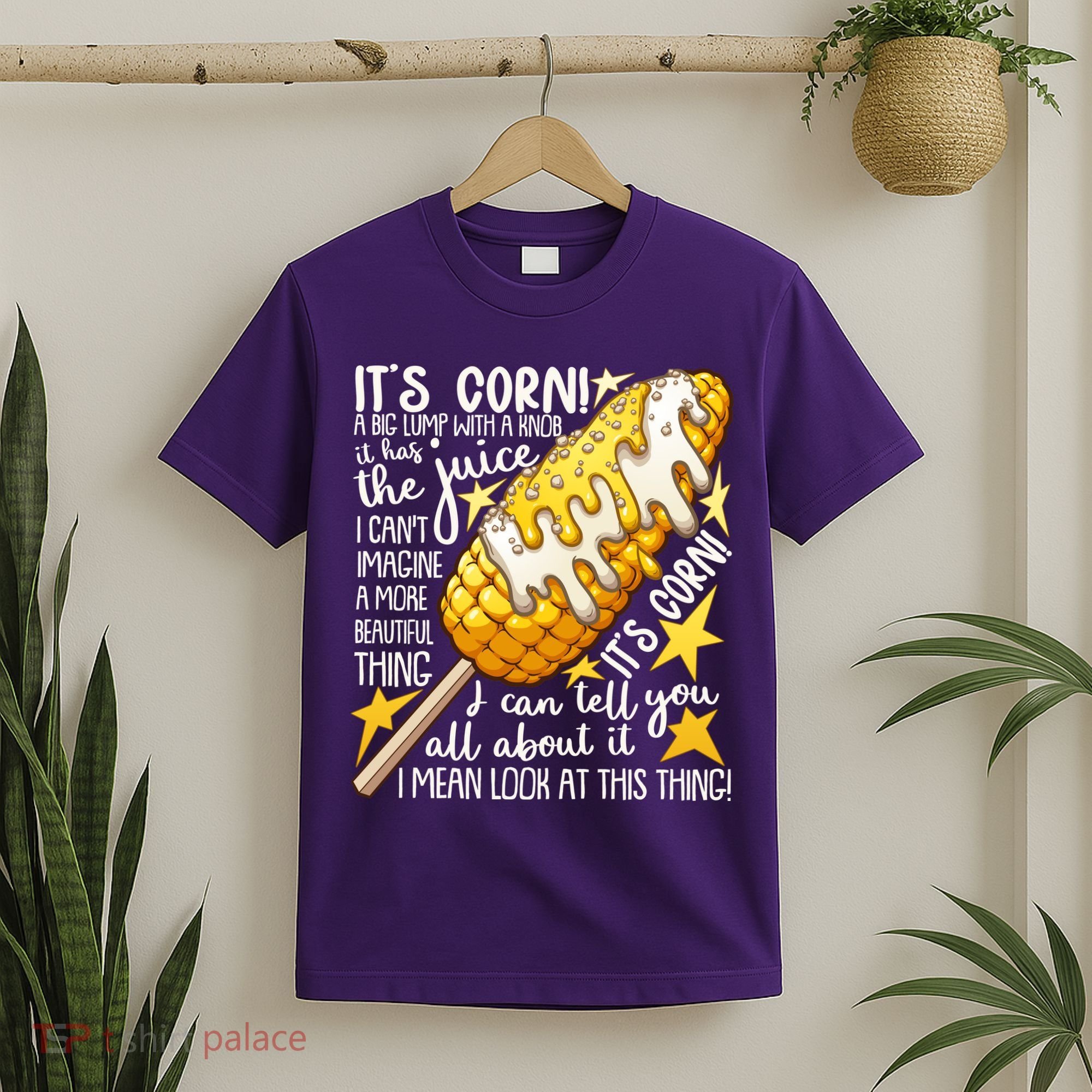 Funny It's Corn A Big Lump With A Knob Meme T-Shirt